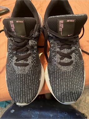 Nike React Infinity Run Flyknit Black/White/Pink – Minor Swoosh Repair – Size 11
